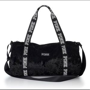NWT Victoria’s Secret velvet mini duffle bag